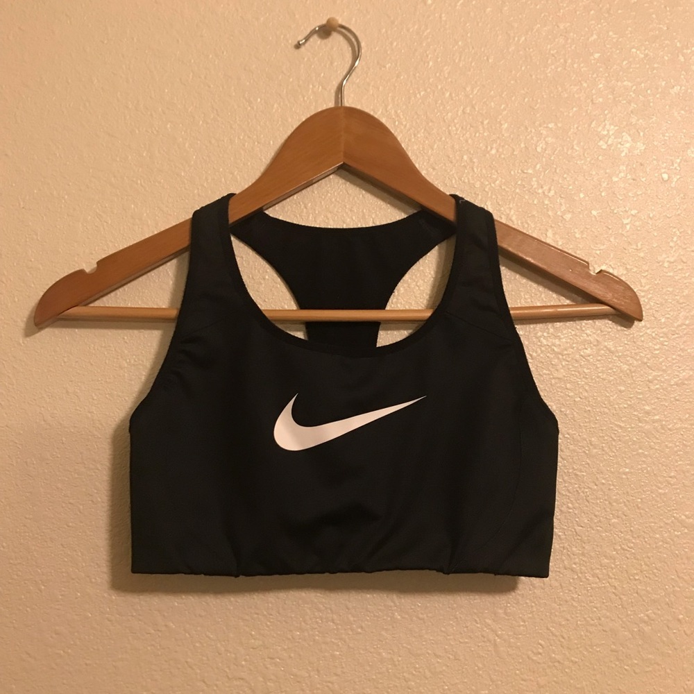 Nike black sports bra